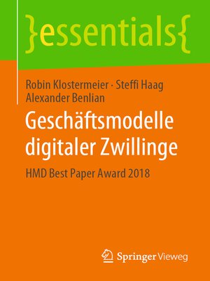 cover image of Geschäftsmodelle digitaler Zwillinge